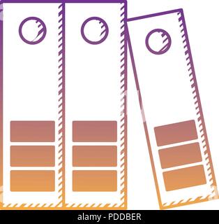 document folders icon over white background, vector illustration Stock ...