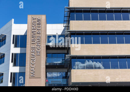 Macquarie University hospital and clinic in Macquarie Park,Sydney,Australia Stock Photo