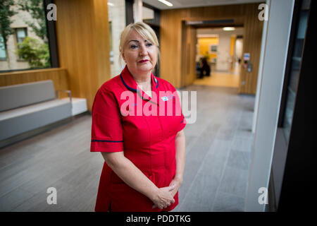 Sister Joann McCullagh at Omagh Hospital, who is a nurse that treated victims of the Omagh bombing at the Tyrone County Hospital in 1998. The sister has recalled that day as the 'darkest' of her life. Stock Photo