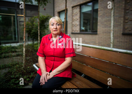 Sister Joann McCullagh at Omagh Hospital, who is a nurse that treated victims of the Omagh bombing at the Tyrone County Hospital in 1998. The sister has recalled that day as the 'darkest' of her life. Stock Photo