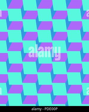 Seamless repeating isometric background Stock Vector