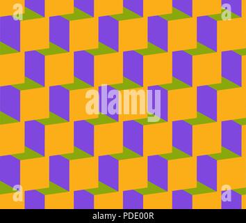 Seamless repeating isometric background Stock Vector