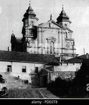 94 Carmelite Church in Nowy Wisnicz Stock Photo