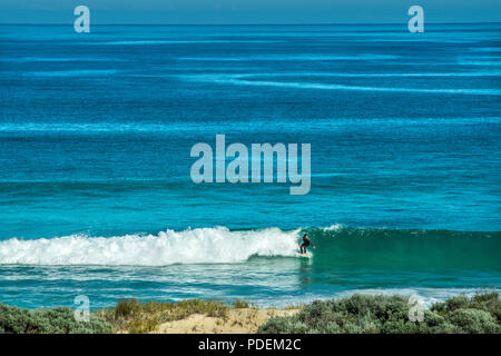 Surfers in the INdian Ocean, Yanchep, western australia Stock Photo