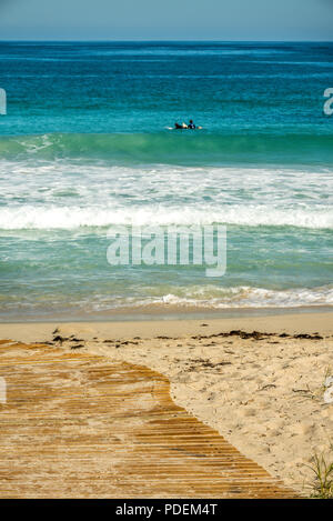 Surfers in the INdian Ocean, Yanchep, western australia Stock Photo