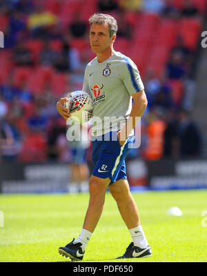 Chelsea Assistant Manager Gianfranco Zola Stock Photo
