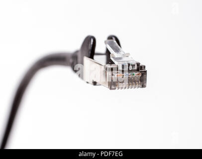 Network LAN Cable Stock Photo