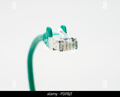 Network LAN Cable Stock Photo