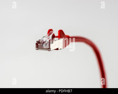 Network LAN Cable Stock Photo