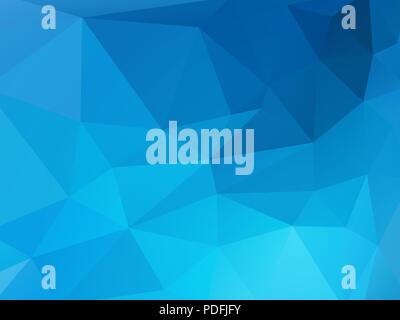blue mosaic triangle background Stock Vector