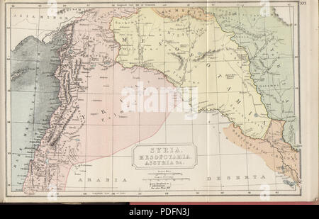 164 J-m-dent-and-sons atlas-of-ancient-and-classical-geography 1912 syria-mesopotamia-assyria-etc-northern-middle-east 3296 2114 600 Stock Photo