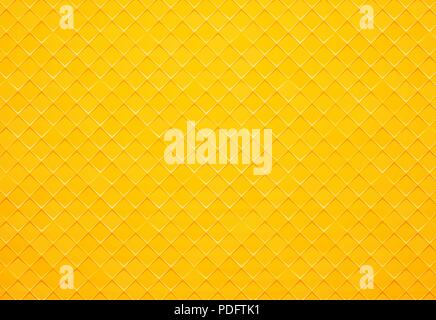 abstract yellow square tile background Stock Vector