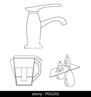 Plumbing Fitting Outline Icons In Set Collection For Design Equipment And Tools Vector Symbol Stock Illustration Stock Vector Image Art Alamy