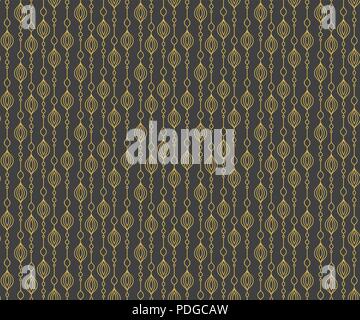 Texture golden pattern art deco. Simple gold ornament background. Stock Vector