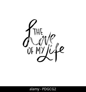 I love my life lettering Royalty Free Vector Image