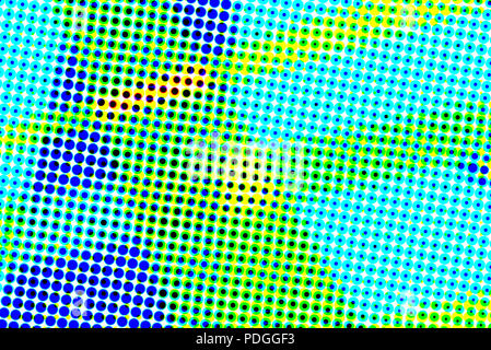 Abstract artistic halftone pattern illustration as grunge art background Stock Photo