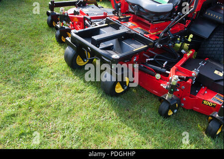 Annual Conference and outdoor exhibition for groundsmen and park managers held at the Royal Windsor Racecourse in Windsor near London UK. Stock Photo