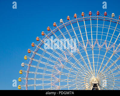 OSAKA, Japan - A giant Ferris wheel 77 meters high debuts on