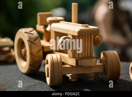 small wooden toy cars