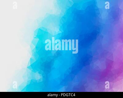 abstract blue purple polygonal vector background Stock Vector