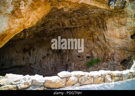 Entrance to the cave of Carlsbad Cavern National Park, New Mexico Stock Photo