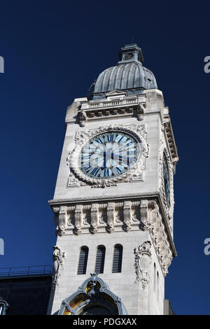 gare de lyon;station;clocktower;paris;france Stock Photo
