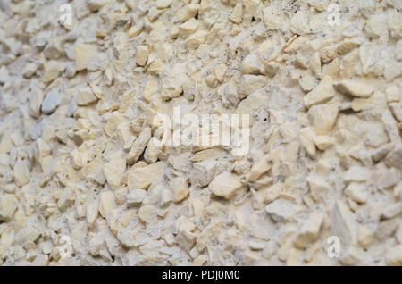 Pebble Plaster Wall Background Stock Photo