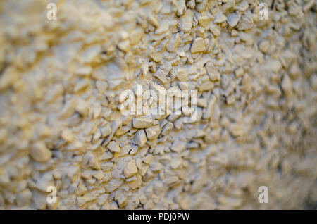 Pebble Plaster Wall Background Stock Photo