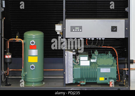 Heat exchanger pump for reneweble energy source Stock Photo