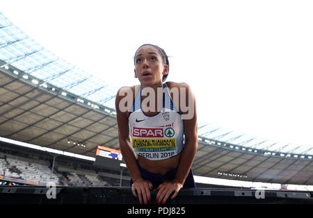 Berlin, Germany. August 9, 2018: Katarina Johnson-Thompson Of Great ...