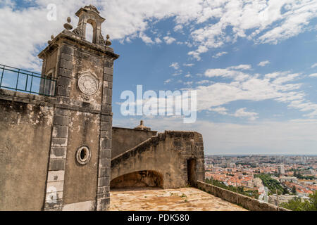 old church in the city of Setubal, Portugal. Stock Photo
