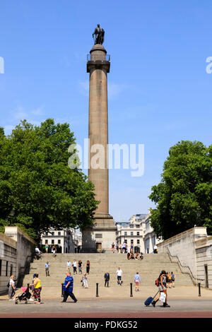 Prince Frederick, Duke of York monument, The Mall and Regent Street. City of Westminster, London, England Stock Photo