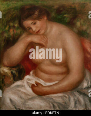 28 Pierre-Auguste Renoir - Dormeuse Stock Photo