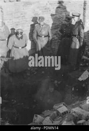 Stroop Report 2/4 Record Group 038 United States Counsel for the Prosecution of Axis Criminality; United States Exhibits, 1933-46 HMS Asset Id: HF1-88454435 ReDiscovery Number: 06315 347 Stroop Report - Warsaw Ghetto Uprising - NARA39 Stock Photo