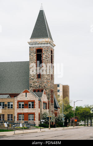 A church in downtown Lansing, Michigan Stock Photo