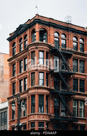 Architectural details in Detroit, Michigan Stock Photo