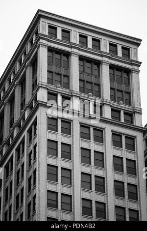 Architectural details in downtown Detroit, Michigan Stock Photo