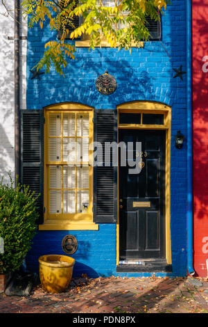 The Spite House, in Old Town, Alexandria, Virginia Stock Photo