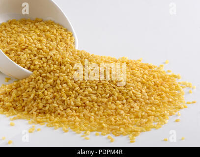 Delicious, fried and crunch Dal Moong Snack Stock Photo