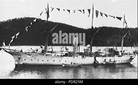 59 HMS Clio Tasmania 1905 AWM 302162 Stock Photo