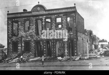74 Kalgoorlie riot damage 1934 Stock Photo