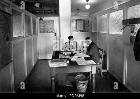 108 Queensland State Archives 2710 Staff members in the Public Curators Office Brisbane December 1946 Stock Photo