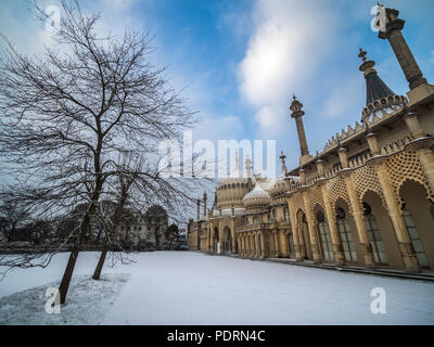 Royal Pavilion in winter Stock Photo