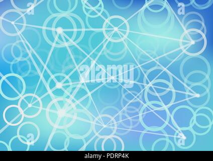 Deep neural network conceptual background for artificial intelligence Stock Vector