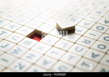 Solution, recruitment and problem solving concept. One missing piece and perfect match. Creative and successful human resources management. Stock Photo