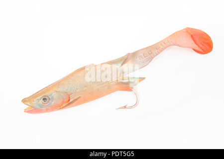 An old Red Gill fishing lure designed for catching seafish. From a