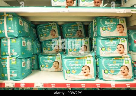 Pampers Baby-Dry Size 8 Nappies Jumbo+ Pack - ASDA Groceries