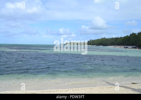 Mauritius beach, Ile Aux Cerf's Stock Photo