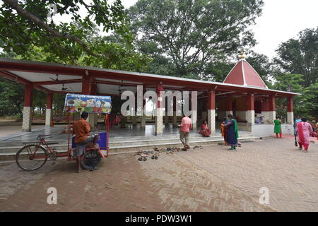 The Kankalitala mandir near Prantik railway station in the district Birbhum, West Bengal, India. It is one of the Shakti Pitha as the pelvis of Sati s Stock Photo