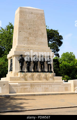 Guards Division War Memorial, Horse Guards Parade, City of Westminster, London, England Stock Photo